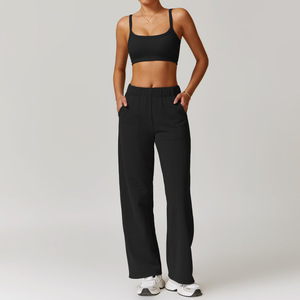 Vêtements de sport en promotion, vêtements de gym, vêtements de yoga, ensemble de soutien-gorge de sport et de pantalon de survêtement, vêtements de yoga pour femmes - Product Image 3