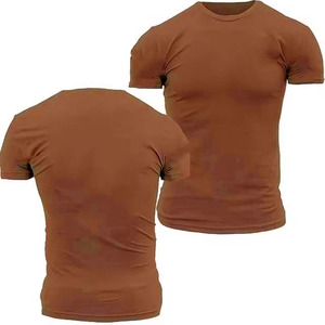 เสื้อยืดออกกำลังกายผู้ชายคุณภาพพรีเมียม สำหรับเพาะกาย พิมพ์ลายได้ตามต้องการ ผ้าฝ้าย 100% แห้งเร็ว ระบายอากาศดี เหมาะสำหรับฟิตเนสและกีฬา - Product Image 2