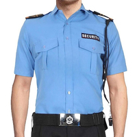 Venta Directa de Fábrica, Uniformes de Trabajo de Seguridad para Hombre, Tallas Grandes, Uniformes de Guardia de Seguridad al por Mayor con Bolsillos Multicolores