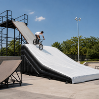 Airbag gonflable pour saut de vélo BMX, airbag d'atterrissage gonflable pour sports de vélo, airbag gonflable pour saut sportif