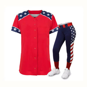 Uniforme de Softbol, Conjunto Ligero de Jersey y Pantalones para Equipo, Ajuste Cómodo para Uso Diario en Juegos - Product Image 1