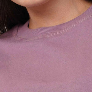 Camiseta de Verano Casual de Cuello Redondo Extra Grande para Mujer, Sólida, 100% Algodón Jersey, Talla Grande, Manga Corta - Product Image 6