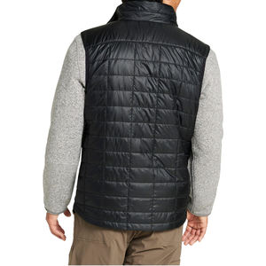 Gilet matelassé léger personnalisé avec logo, sans manches, chaud, compressible, grande taille, pour homme, haute qualité, pour l'extérieur, hiver - Product Image 4