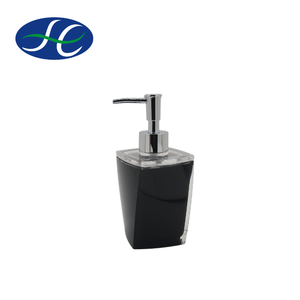 Distributeur de savon liquide de luxe en acrylique noir, nouveau modèle torsadé - Product Image 1