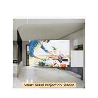 Panneaux en verre intelligents transparents PDLC avec verre trempé pour les applications commerciales de décoration extérieure Garantie de 5 ans