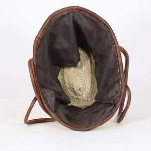 BiyadinaStore Panier de rangement en vannerie marocaine écologique à paillettes multicolores Feuilles de palmier durables pour la Saint-Valentin - Product Image 4