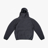 Sweat à capuche zippé intégral en molleton 100 % coton pour homme |   Terry vintage à épaules tombantes |   Sérigraphie, broderie, OEM