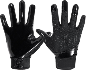 Gants de football américain haut de gamme pour receveurs, paume en silicone adhérent, couleur personnalisée, logo personnalisé, légers - Product Image 1