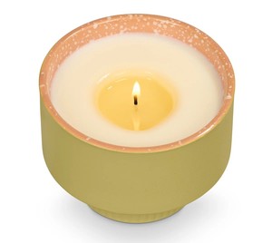 Vela de Cerámica Sunset Glow con Triple Mecha, Larga Duración, Acabado Mate Suave, Base Elevada, Decoración de Lujo para el Hogar, Opción de Regalo - Product Image 5