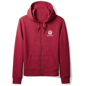 Sweat-shirts à capuche pour hommes de qualité supérieure, style actuel, couleur unie, fermeture éclair, 100% coton, prix de gros avantageux. - Product Image 1