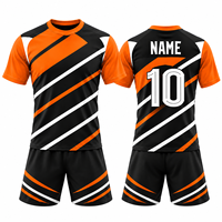 Ensemble de maillots de football personnalisés sublimés, respirant, à séchage rapide, à manches courtes, uniforme de football, tenue d'équipe, tenue de match de club