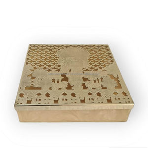 Caja de Joyería de Resina Tradicional con Diseño de Corte Láser, Decoración Artística para el Hogar, Organizador de Almacenamiento, Caja de Regalo Artesanal - Product Image 1