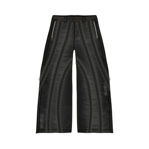 Nuevos Pantalones Vaqueros Anchos de Diseño Superior Personalizados, Estilo Vintage, con Parches Desgastados, Urbanos, Hechos a Mano, Ajuste Personalizado, Tela Premium, ODM - Product Image 6