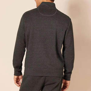 Custom Men's Quarter <b>Zip</b> Sweatshirt Premium Cotton Pullover Casual Streetwear Heavyweight OEM Wholesale Manufacturer <b>Shirts</b> OEM - Product Image 5