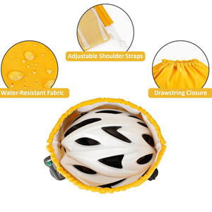 High Quality Custom Logo New Drawstring <b>Backpack</b> Stylish Design with Handle Nonwoven Drawstring Bag Waterproof Polyester Lining - Product Image 5