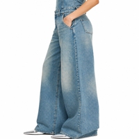 Mono vaquero de mujer personalizado en color, elegante, cómodo, duradero, informal, de primera calidad, holgado, transpirable, de poliéster/algodón lavado.