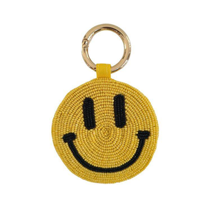 Latest Creative <b>Bee</b> Beaded Keychain Handmade Stainless Steel Car Pendant Bag Accessory - Product Image 5