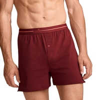 Caleçons Boxers pour Hommes Adultes, Style Authentique, Imprimé Bikini, Taille Mi-Haute, Tricotés, Écologiques, Respirants, Séchage Rapide, Extensibles, Soutien Doux à la Taille