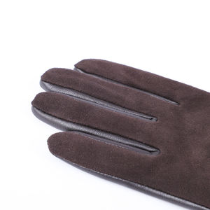 Gants d'hiver en peau de mouton thermique pour femmes, avec fausse fourrure de lapin, compatibles écran tactile, taille personnalisée, gants tendance - Product Image 5