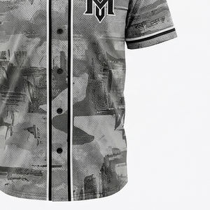 Camiseta de Béisbol con Camuflaje Digital de Alto Rendimiento, Ligera, Transpirable, Ropa Deportiva, Ropa Urbana, MALUZA INDUSTRIES - Product Image 2