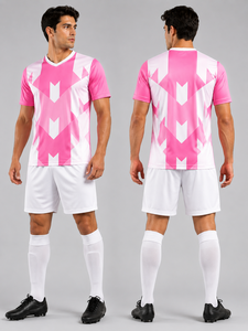 Nouvelle Arrivée 2026 Maillot de Foot Personnalisé Style USA Homme Manches Courtes Uniforme de Football Léger Respirant Tenue d'Équipe Vente en Gros - Product Image 5