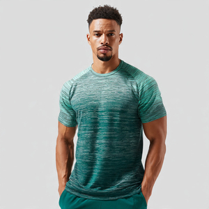 Ropa Deportiva, Camisetas Ligeras Informales de Manga Corta para Correr, Camisetas de Fitness con Cuello Redondo para Hombre - Product Image 1