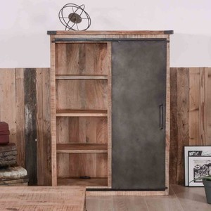 Vitrina industrial de metal y madera Vandana Royal Layer Character - Product Image 5