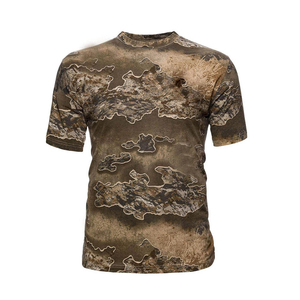 Directly Manufactured New Hiking Shirt Outdoor Hunting T-Shirt Solid Pattern <b>Waterproof</b> Breathable Anti-Bacterial Hiking Shirt - Product Image 1