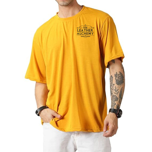 T-shirt en tricot surdimensionné pour homme, design uni, streetwear tendance du Pakistan, nouveau style, séchage rapide, respirant - Product Image 1