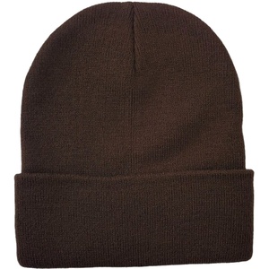 Buy High Quality Knitted Beanie Hats Custom logo Wholesale Embroidered Unisex Winter Warm Beanie Hat 2025 - Product Image 1