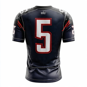 Maillots de rugby personnalisés pour hommes et jeunes, avec impression, nom, numéro et logo brodés, maillots de football - Product Image 3