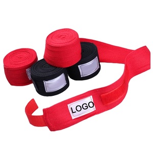 Bandages de boxe Muay Thai de qualité supérieure, très demandés, OEM, en polyester respirant, durables, offrant une protection ajustable. - Product Image 5