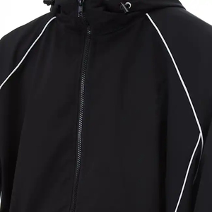 Unisex Windbreaker Tracksuit Color Customized Hooded Zipper Full Length Sporty Regular Fit Waterproof Polyester/Nylon Adult - Product Image 4