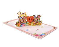 Regalos de Lujo para el Día de la Madre con Tarjeta de Felicitación 3D Pop-Up para Mamá