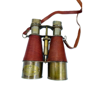 Binoculares náuticos vintage de latón hechos en India, estilo Art Deco, óptica marítima, venta al por mayor directa de fábrica, precio económico. - Product Image 2