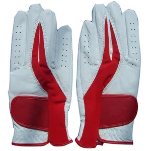 Gants de golf en cuir Cabrettal de haute qualité pour hommes Logo personnalisé Conception unique avec caractéristiques de protection respirante et UV - Product Image 1
