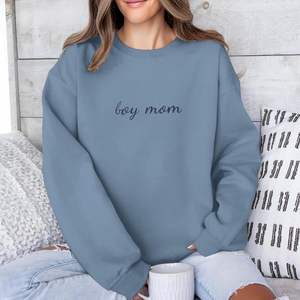 เสื้อสเวตเชิ้ตปักลายสำหรับคุณแม่ แบบลำลอง ทรงโอเวอร์ไซส์ มีฮู้ดคอกลม สำหรับชีวิตคุณแม่ - Product Image 3