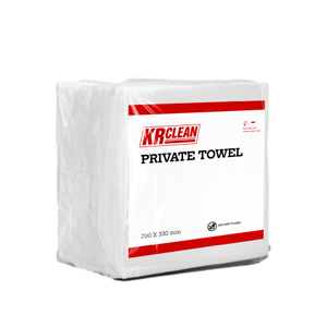 ผ้าเช็ดทำความสะอาดแบบแห้งคุณภาพสูง Krclean Spunlace Nonwoven  เป็นมิตรกับสิ่งแวดล้อม 80gsm สำหรับการดูแลส่วนบุคคล การดูแลทางการแพทย์ และการทำความสะอาด - Product Image 1
