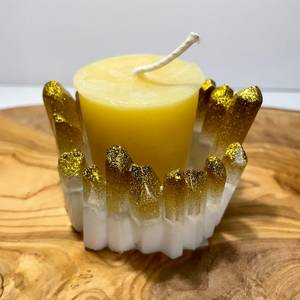Custom Design Resin And Natural Wood Candle <b>Holder</b> Handmade Candle Stand For Home Decor Wedding Party And Gifting - Product Image 1