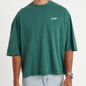 Service OEM T-shirt décontracté surdimensionné imprimé sur mesure pour homme, 100 % coton, léger, confortable, durable, vente en gros à bas prix - Product Image 1