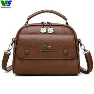 New Arrival Fashion Soft Leather <b>Ladies</b> Shoulder Bag Multi-Compartment Crossbody Purse and Handbags - Product Image 3