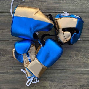 Hot Selling New Fight High Quality Sparring Set Genuine Cowhide Leather Boxing Sets with OEM Service - Product Image 4