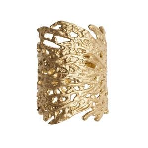 Anneau de serviette en métal artisanal, style moderne, mariage, écologique, haute qualité, fait main, élégant, luxueux, porte-serviettes - Product Image 1