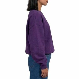 Sweat-shirt à capuche pour femme de haute qualité, personnalisé avec logo imprimé, épaules tombantes, coupe ample, éco-responsable, décontracté - Product Image 2