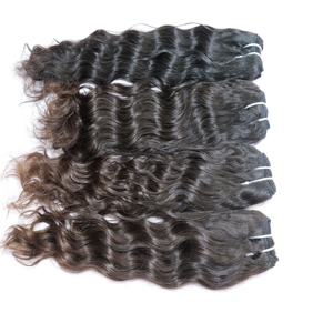 Extensiones de Cabello Humano 100% al Por Mayor, Ondulado, Color Negro Natural, Fabricantes de Cabello Virgen Vietnamita de un Solo Donante - Product Image 2