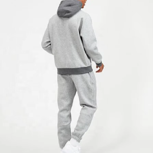 Custom Sweatsuits Men Loose Fit Two Pieces Fleece Tracksuit <b>Set</b> Customized Pullover Hoodies Flared Sweatpants and Hoodie <b>Set</b> Men - Product Image 2