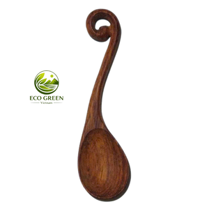 Cuchara de Madera Hecha a Mano con Diseño de Notas Musicales para Decoración Ecológica del Hogar, Manualidades, Regalo, Venta al por Mayor, Fabricante de Vietnam - Product Image 1