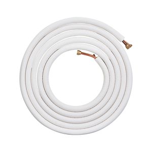 25FT Mini Split Line Set 1/4\" 1/2\" O.D Copper Pipes Triple-Layer Insulated <b>HVAC</b> <b>Systems</b> <b>Parts</b> for Air Conditioning Heating Pu - Product Image 1