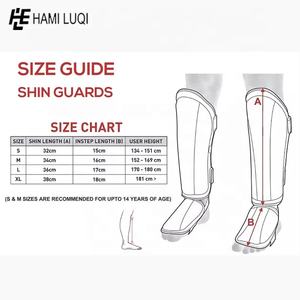 Espinillera Muay Thai de cuero de vaca con logotipo personalizado de alta calidad al por mayor para protección - Product Image 6