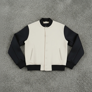 Oem Manufacturer High Quality Chenille Embroidery <b>Men</b> College Leather Sleeves Custom Baseball Bomber Letterman Varsity <b>Jacket</b> - Product Image 3